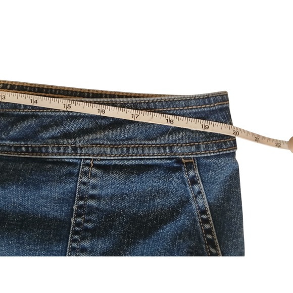 Liz Claiborne SIMPLY LIZ Women's Denim Button Front Midi Skirt Size 18 - Picture 9 of 10
